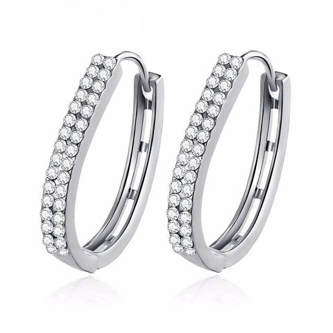 Crystal Stud Earrings for Women