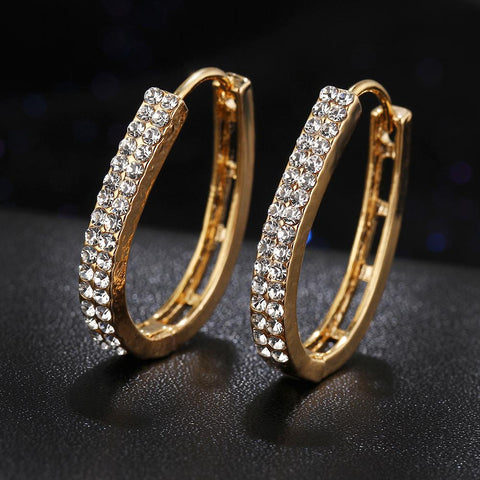 Crystal Stud Earrings for Women