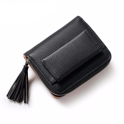Tassel Pendant Short Money Wallet
