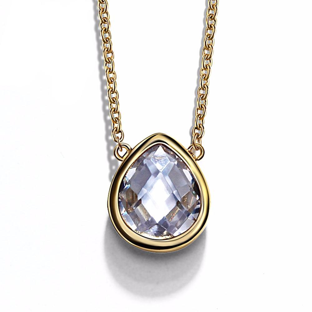 Teardrop Pendant Necklace