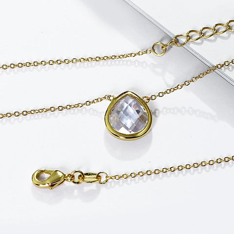 Teardrop Pendant Necklace