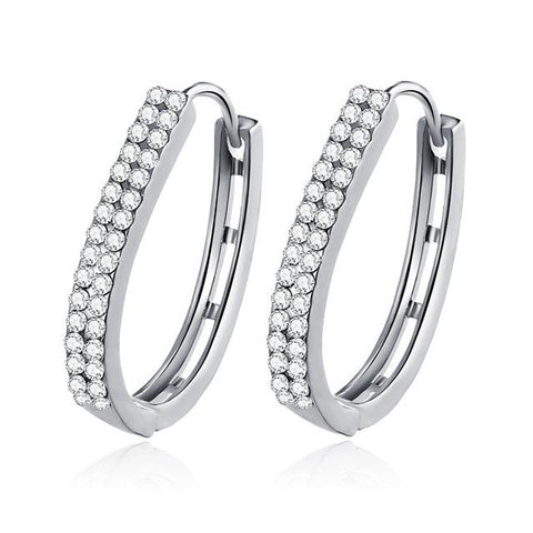 Crystal Stud Earrings for Women