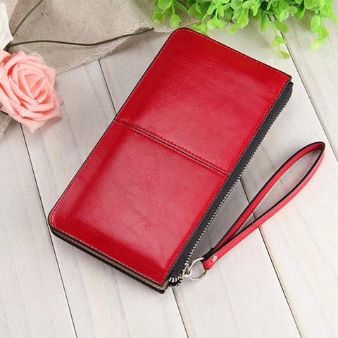 Oil Leather Fashioned Wallet